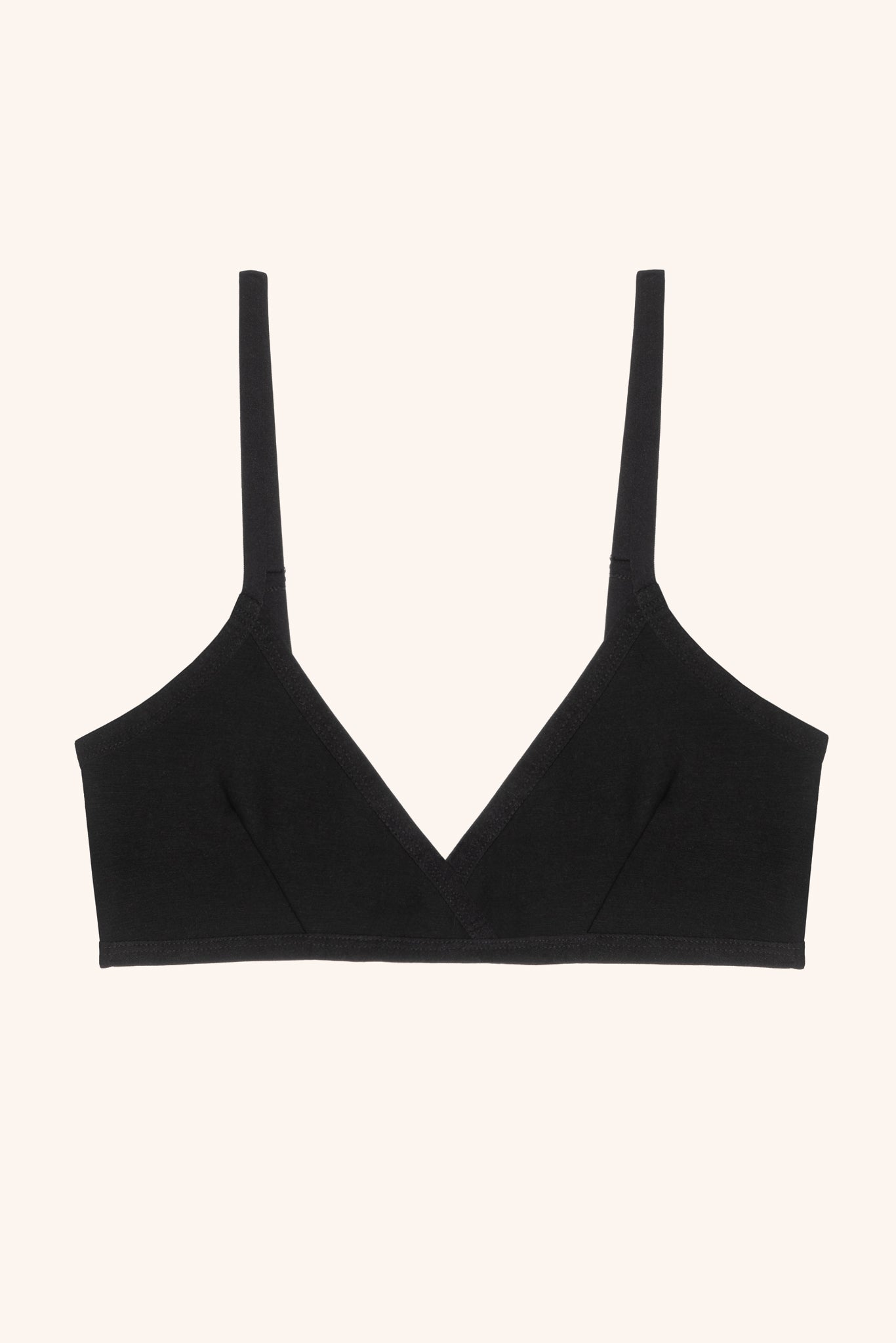 Modal and lace triangle bralette, Miiyu