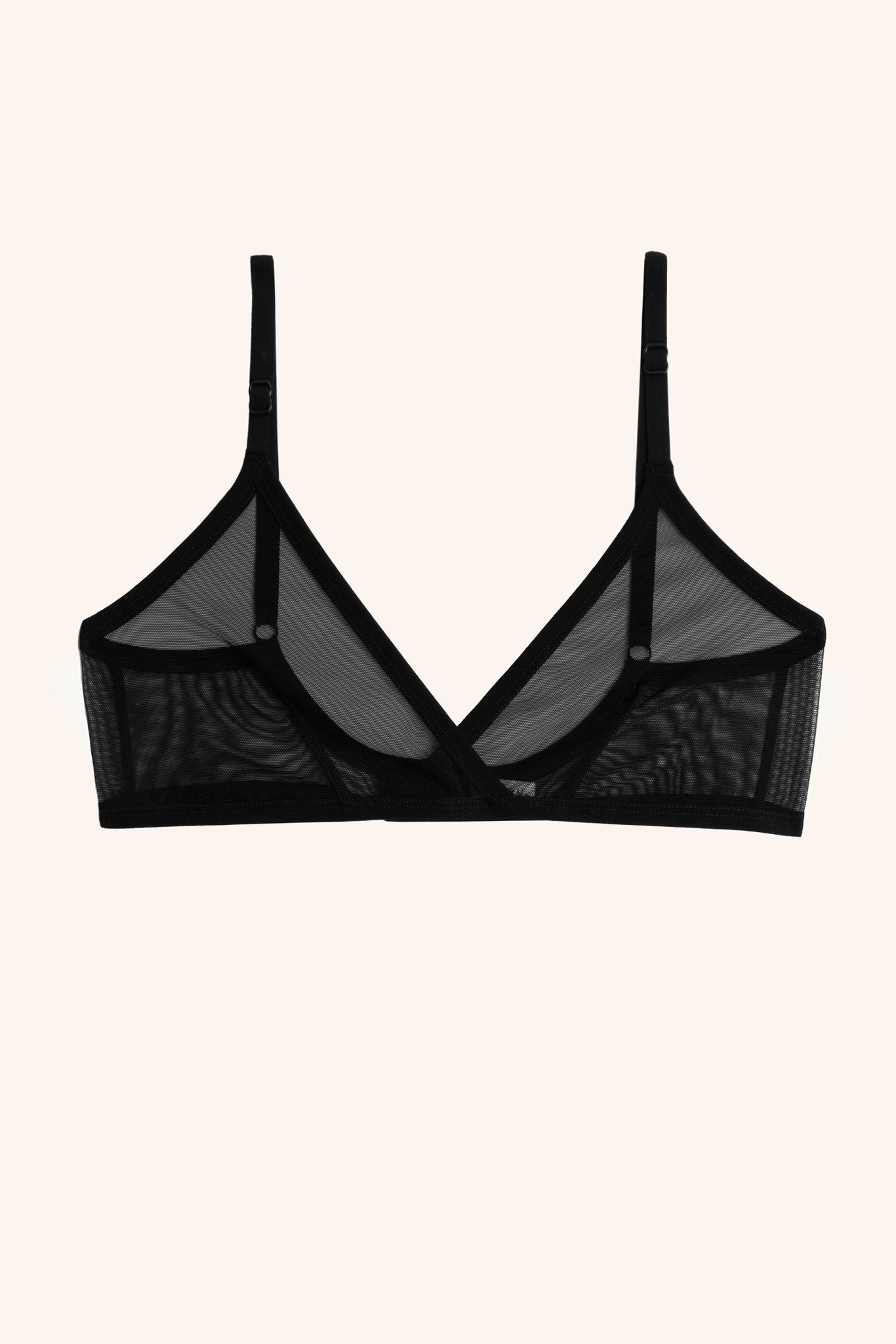 Body Intimates Ultimate Comfort Lace Triangle Bralette - Black