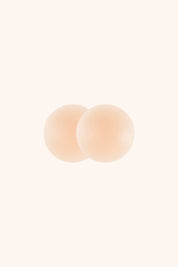 Reusable seamless silicone nipple covers- peaches