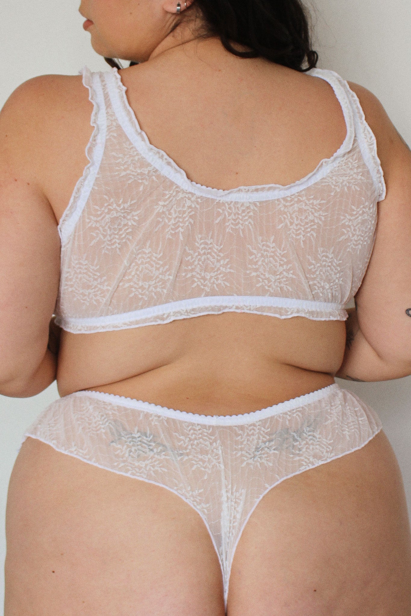 Billy Triangle Bralette - white